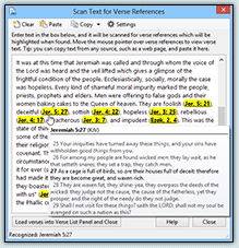 Automatically link Bible verse references in any text