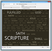 Bible Word Cloud Generator
