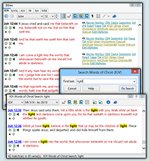 Words of Christ in Red
