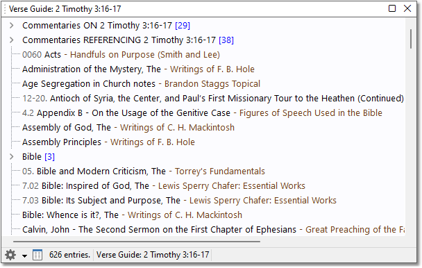 Sample Verse Guide for 2Ti 3:16,17 Sample Verse Guide for 2Ti 3:16,17