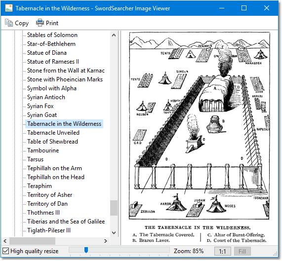 Sample Image Viewer for Easton: Tabernacle in the Wilderness Sample Image Viewer for Easton: Tabernacle in the Wilderness