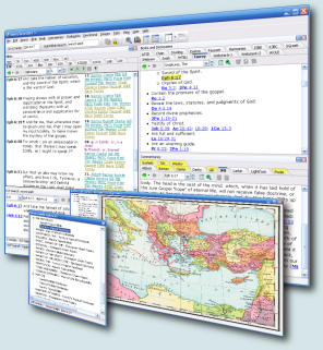 Screenshot of SwordSearcher Bible Software