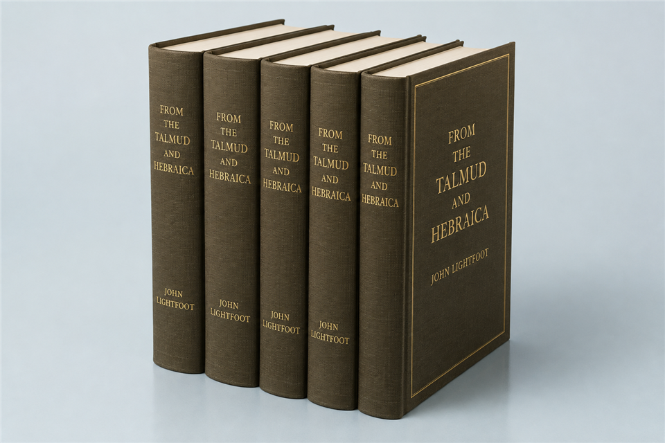 Lightfoot's Commentary on the Gospels from the Talmud and Hebraica