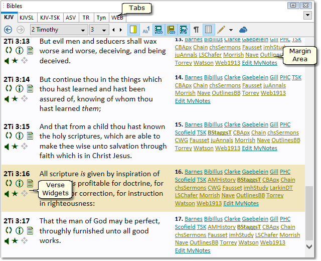 Sample Bible panel