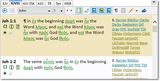 Screen sample: KJVSL in in-line format. Screen sample: KJVSL in in-line format.