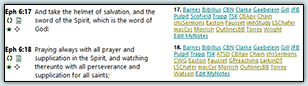 Bible Margin Links